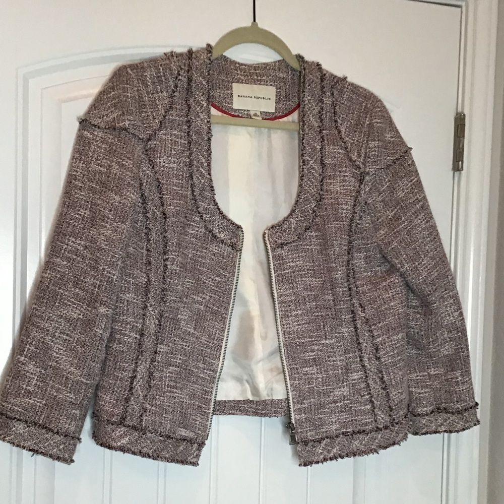 Banana Republic Tweed Blazer